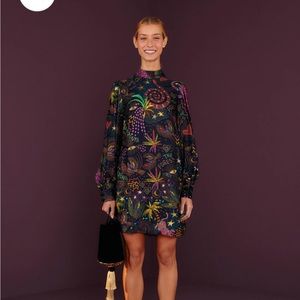 COPY - Farm Rio Black Amazonia Lenzing™ Ecovero™ Viscose Mini Dress